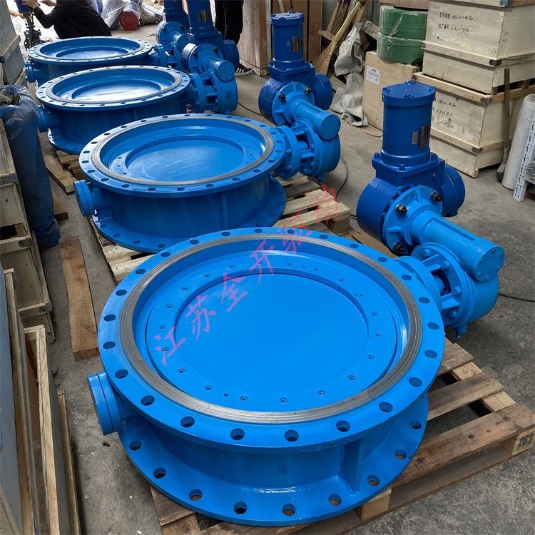 隔爆型电动瓦斯蝶阀D9B4F-10C DN350 四氟密封 带485通讯接口