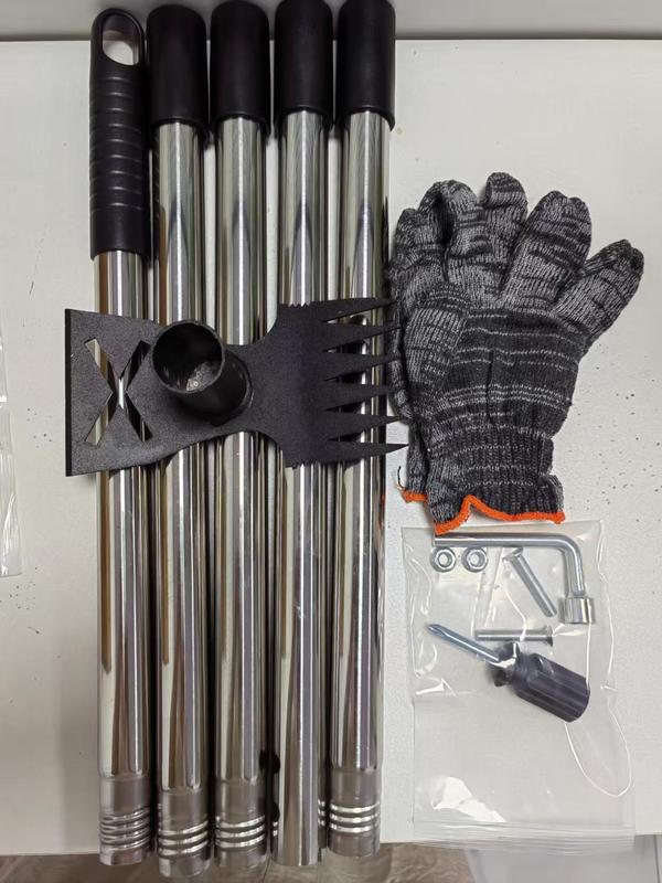 两面锄头除草铲草庭院工具 尖耙子两用锄头 多功能锄头园艺除草耙|undefined