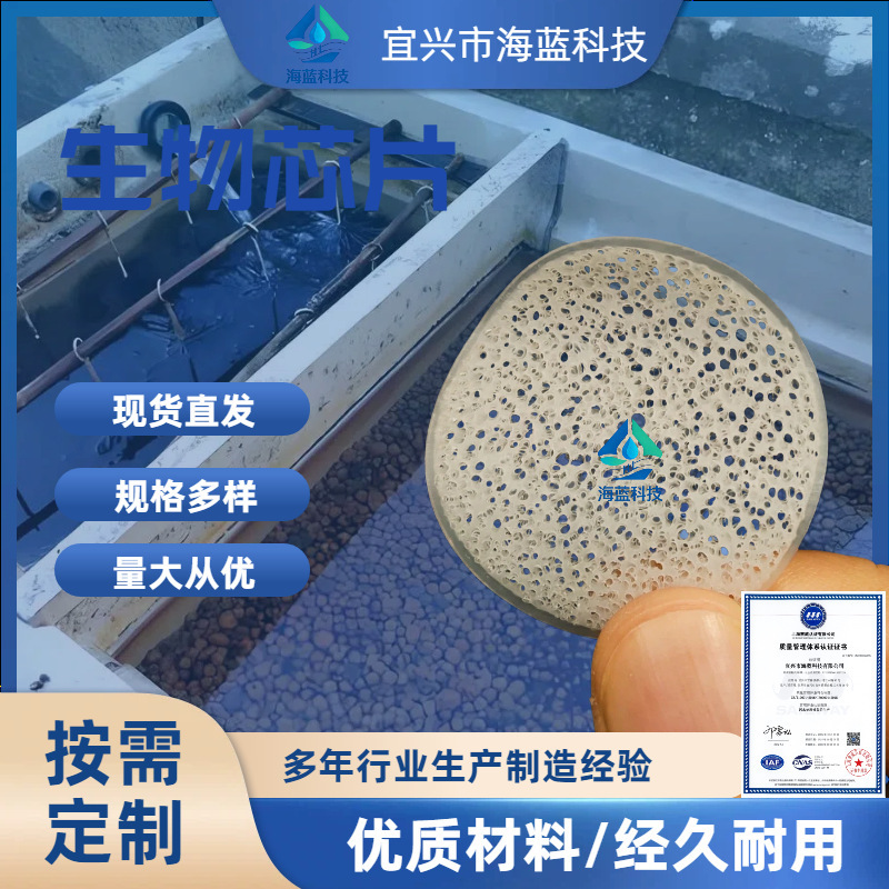 Supply of Bio-Skin Chip Filler, Bio-Membrane Sheet, Water Treatment Biochip, Potato Chip Bio-Filler 1kg