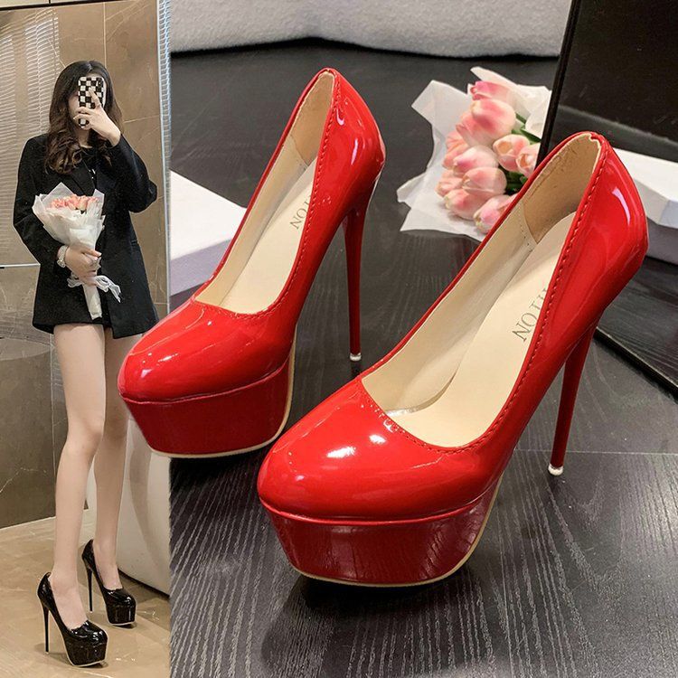 35-46 size 45 plus size New 16CM super high heels 44 sexy stiletto heel platform single-layer shoes for women 43-42-41 35-46 size 45 plus size New 16CM super high heels 44 sexy stiletto heel platform single-layer shoes for women 43-42-41