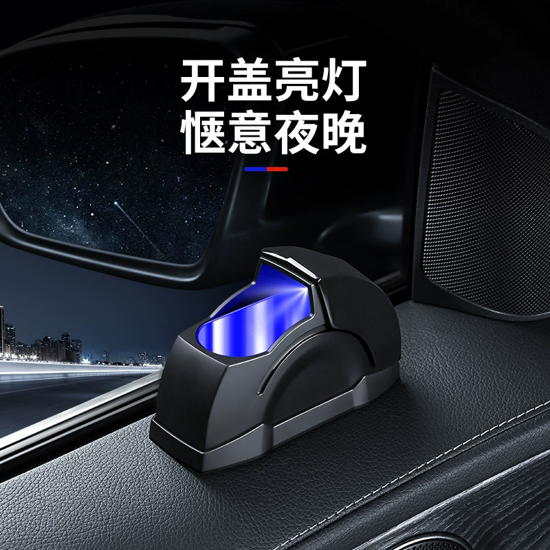 Автомобильная пепельница, автомобильная дверная пепельница, ветрозащитная и защищенная от летучей золы, пепельница с металлическим вкладышем, креативная пепельница двойного назначения для дома и автомобиля.