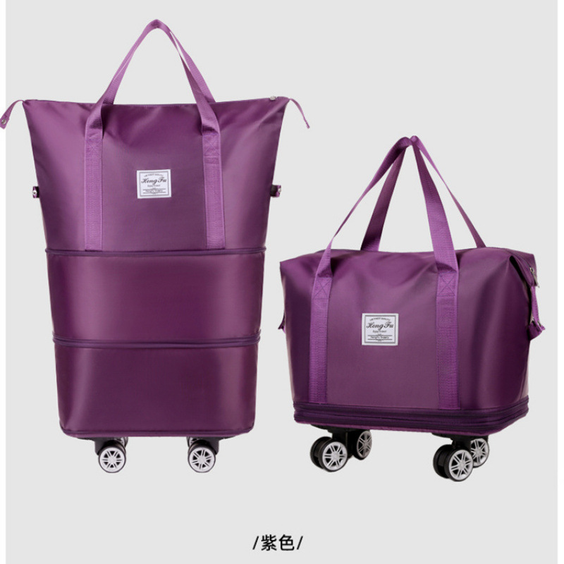 Dark purple thickened three-layer + silent universal wheel + disassembly wheel