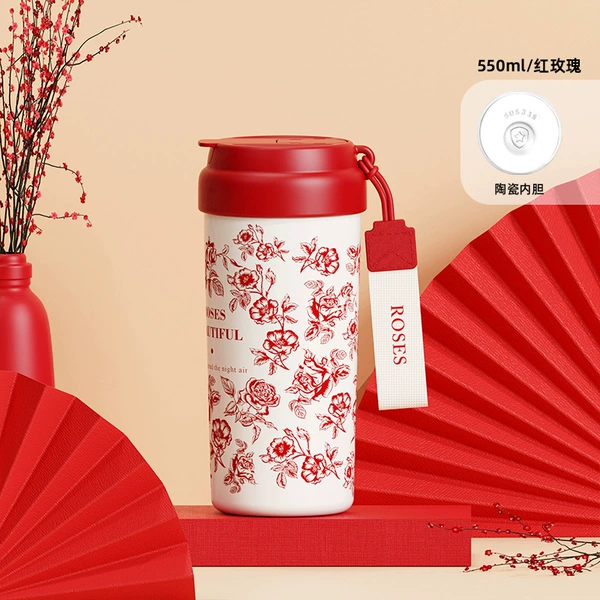 322-Rose Red [Single Drink Ceramic Style]