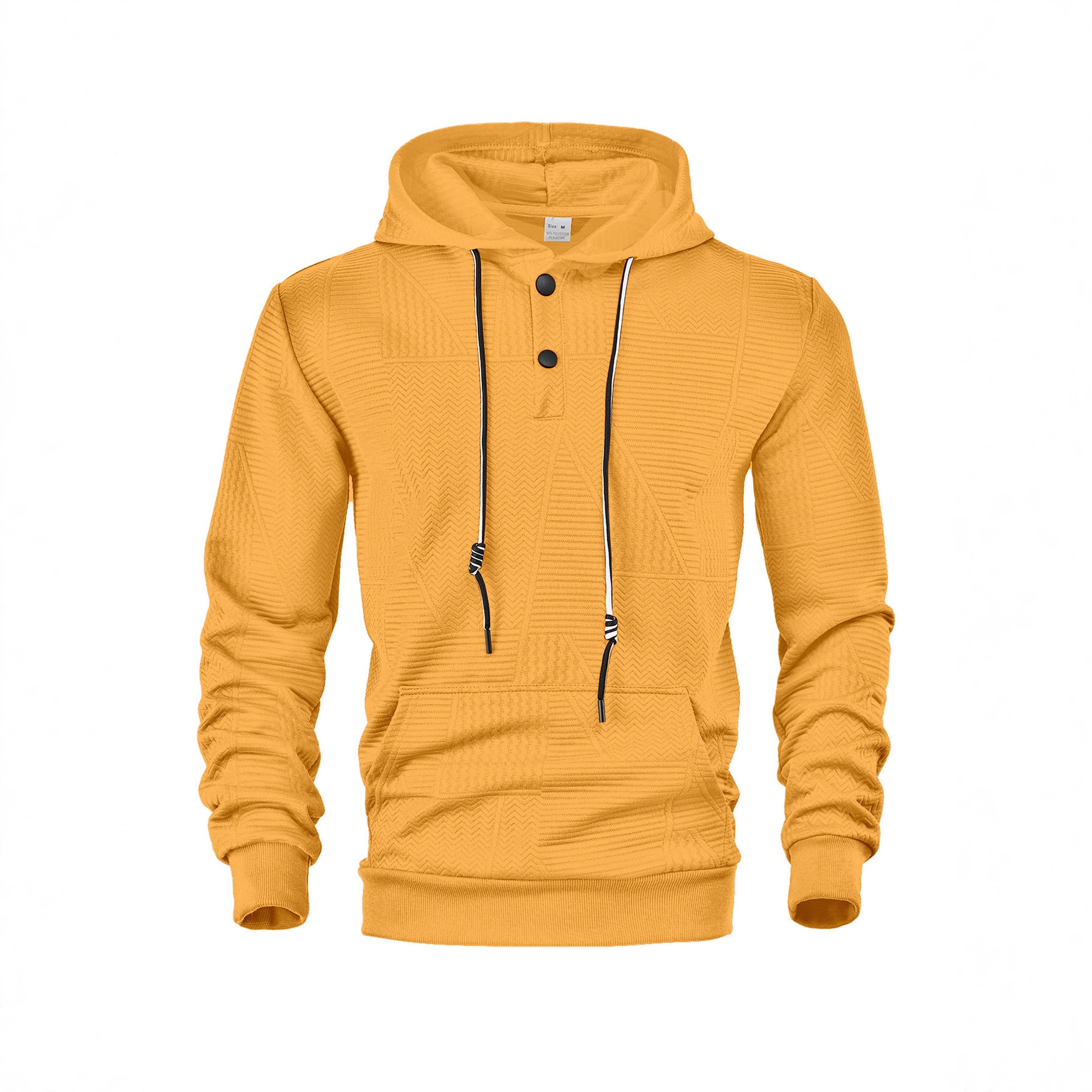Nuevo Europa y Estados Unidos transfronterizos primavera y otoño estilo americano suelto camiseta encapuchada casual Amazon comercio exterior de manga larga Jacquard para hombres