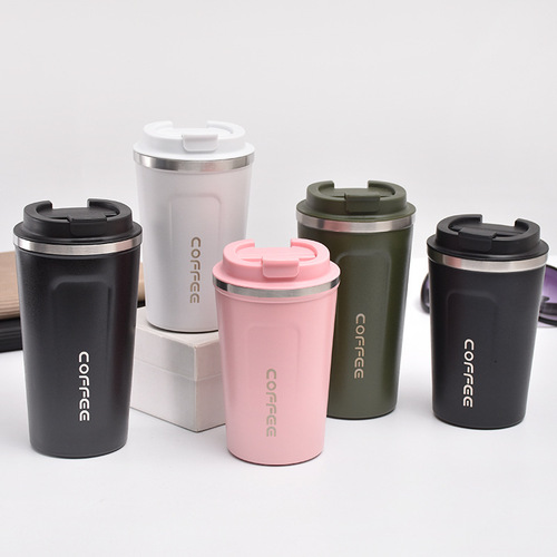 New 304 stainless steel thermos cup double-layer car portable coffee cup men's and women's business accompanying car cup wholesale