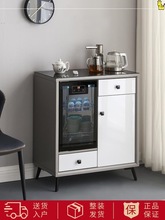 茶吧机一体柜轻奢饮水机家用全自动现代带柜子白色高端客厅智能