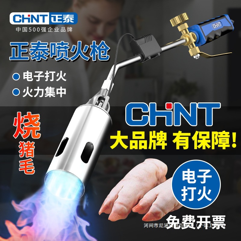 正泰喷火枪家用液化气煤气罐明火喷火枪烧肉烧毛喷火枪