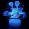 Creative LED table lamp, touch night light, 3D, creative gift, gradient, remote control