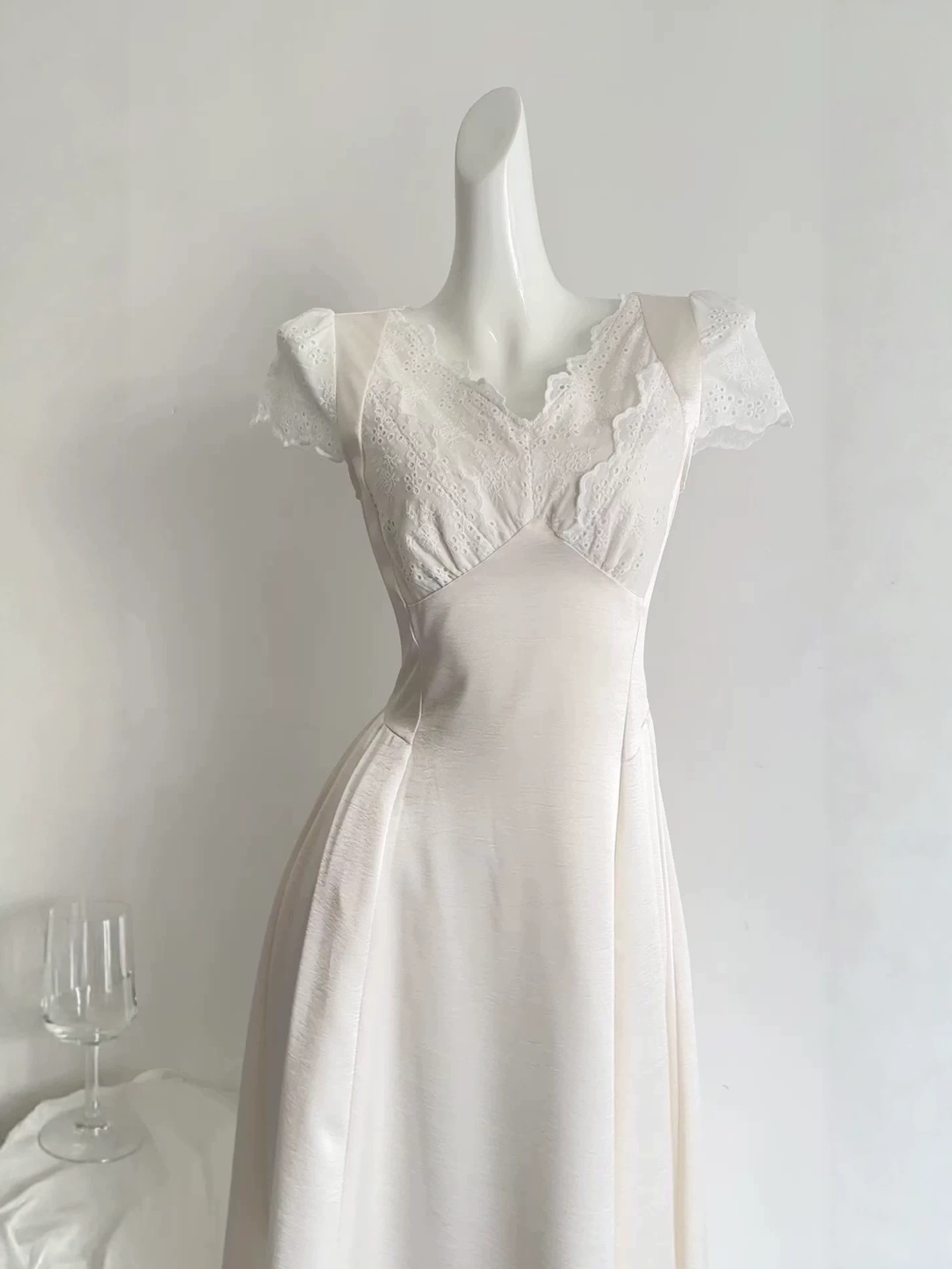 Summer retro lace dress