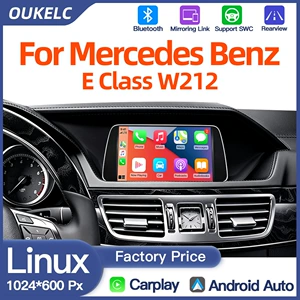 Linux 7 düym Mercedes-Benz E-Class W212 Carplay pleyer naviqasiya