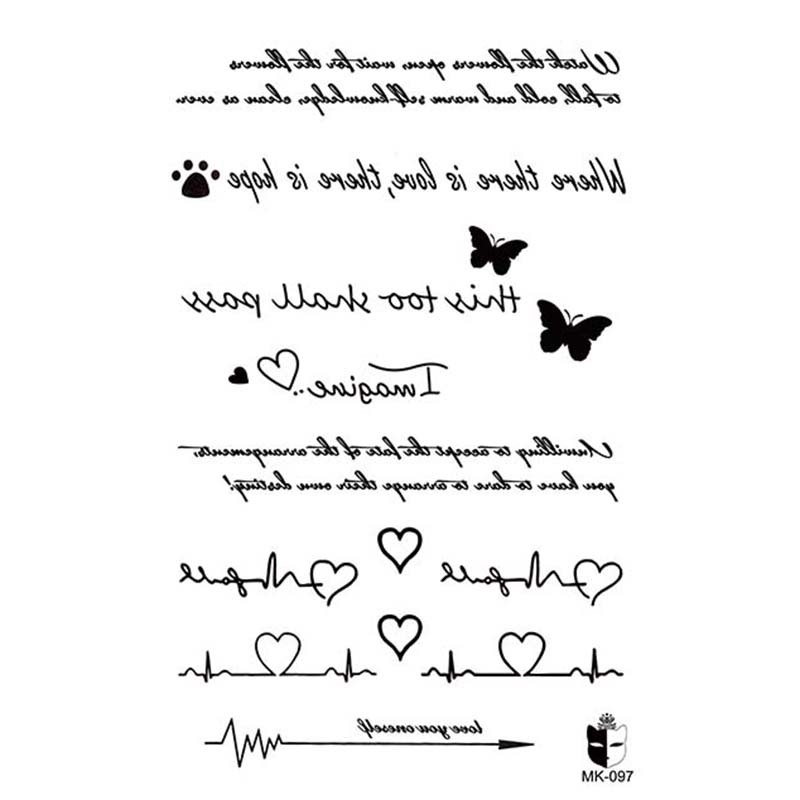 Animal blanco y negro desechable pegatinas de tatuaje belleza pegatinas de tatuaje moda estética patrón de personalidad dama pegatinas de tatuaje