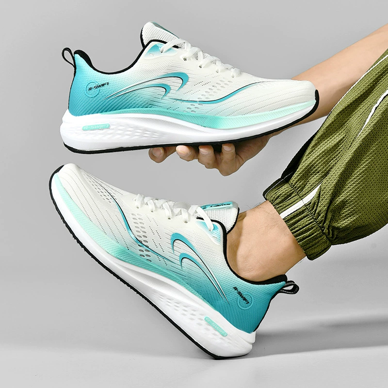 Большой размер 48, спортивная повседневная обувь с карбоновой пластиной, мужская обувь, очень большой размер, кроссовки, сетчатая обувь, новая летняя дышащая профессиональная амортизация