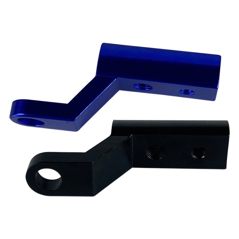 Modificado motocicleta espejo retrovisor extensión soporte de montaje varilla de extensión aleación de aluminio CNC ánodo Norte y Suramérica sureste dientes