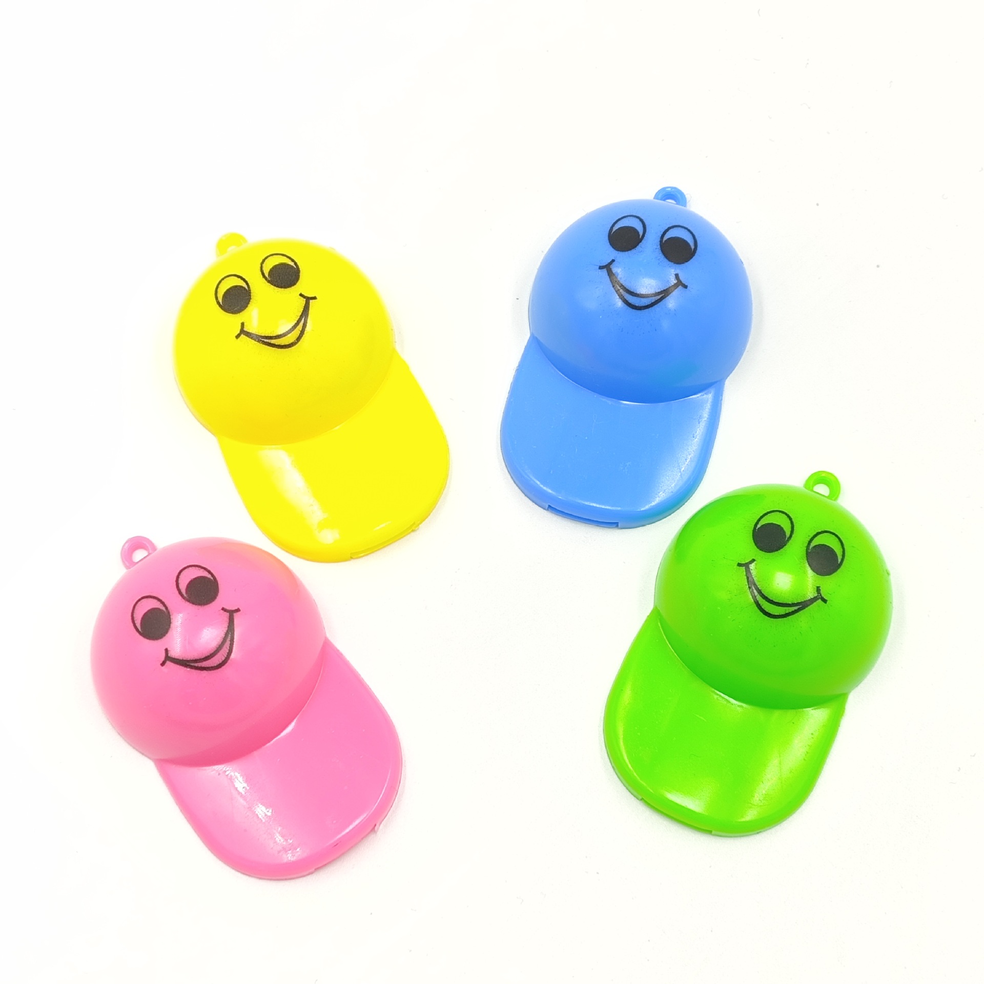 Smiley emoji silbato sombrero colgante llavero accesorios Juegos entrenador silbato especial fútbol silbato regalo