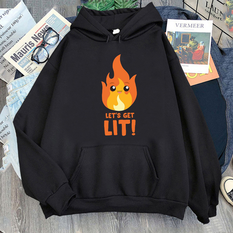 Hal's Mobile Castle Cassifa Spring and Autumn Turtleneck Sweater Couples Street Casual Harajuku hoodie hoodie