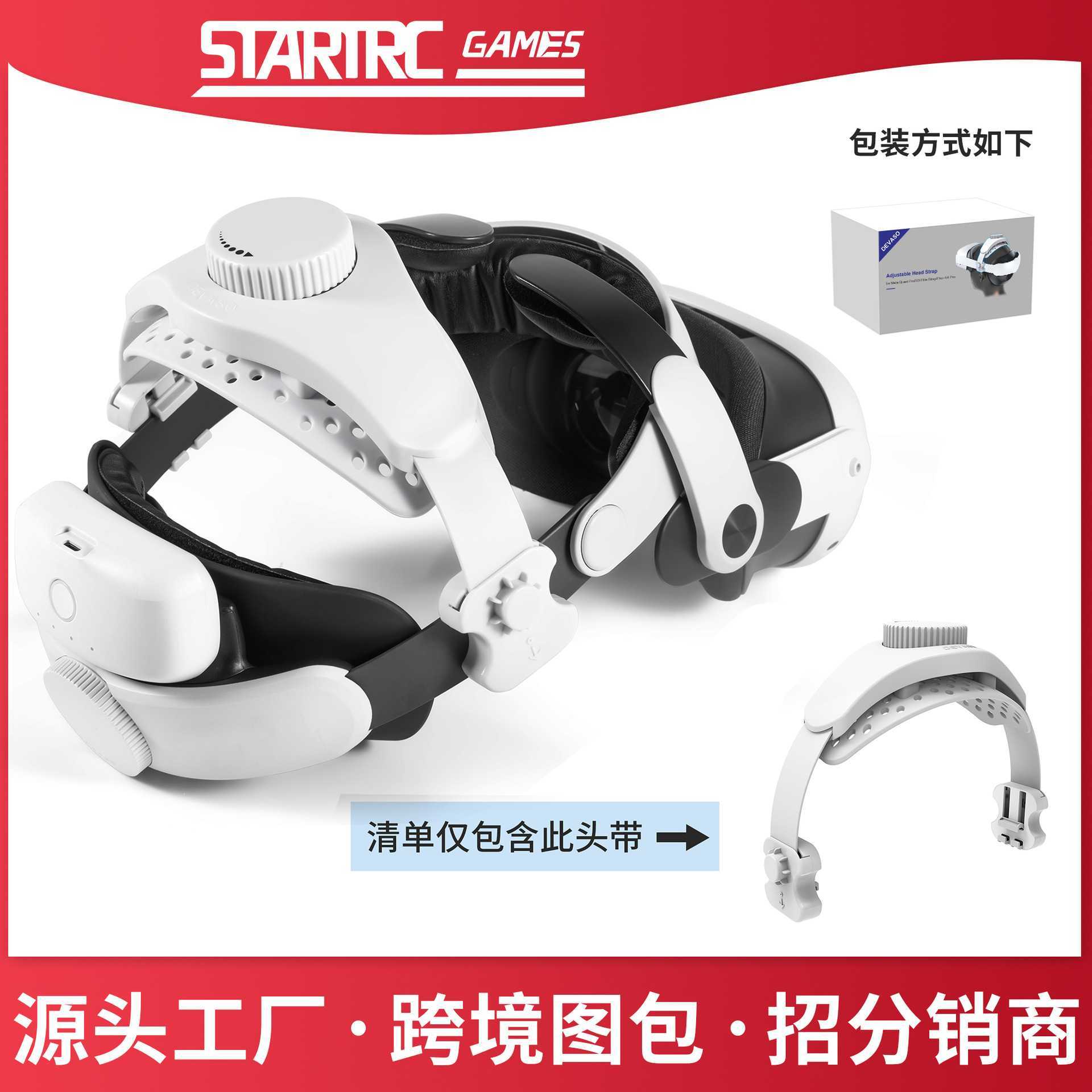 Spot Meta Quest 3 S Cross-border Quest 3/2 Gafas M3 Elite Cabetera BoboVR S3 pro