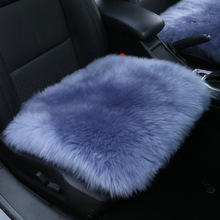 汽车羊毛坐垫澳洲羊皮皮毛一体无靠背三件套单垫冬季座垫批发