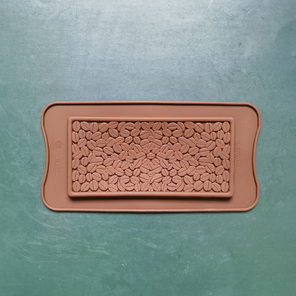 Granos de café chocolate 461 pastel molde de silicona gelatina torta molde de pan herramientas de horneado