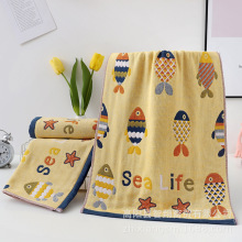 智阳毛巾四层提花维克熊彩马纱布棉面巾 柔软吸水擦脸巾 厂价批发