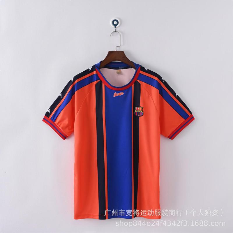 复古巴萨球衣10号梅西11号内马尔经典球衣巴塞罗那球衣全系可印号|undefined