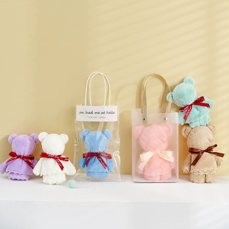 Towel, with little bears, Birthday gift, wholesale