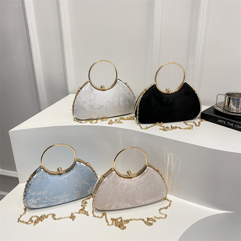 Bolso de cena de alta calidad bolso de mujer verano 2025 nuevo estilo bolso de mano estilo nacional estilo extranjero bolso de hombro universal