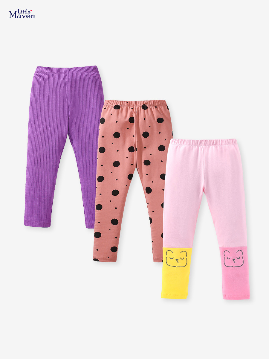 Little Maven Children's Wear Source Factory Otoño Pantalones para niñas Leggings para niños europeos y americanos