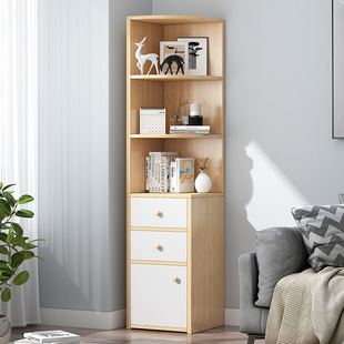 Corner Cabinet Corner Cabinet Floor-Standing Triangular Storage Rack Corner Cabinet Wall Cabinet Living Room Corner Bookshelf Corner Storage Rack