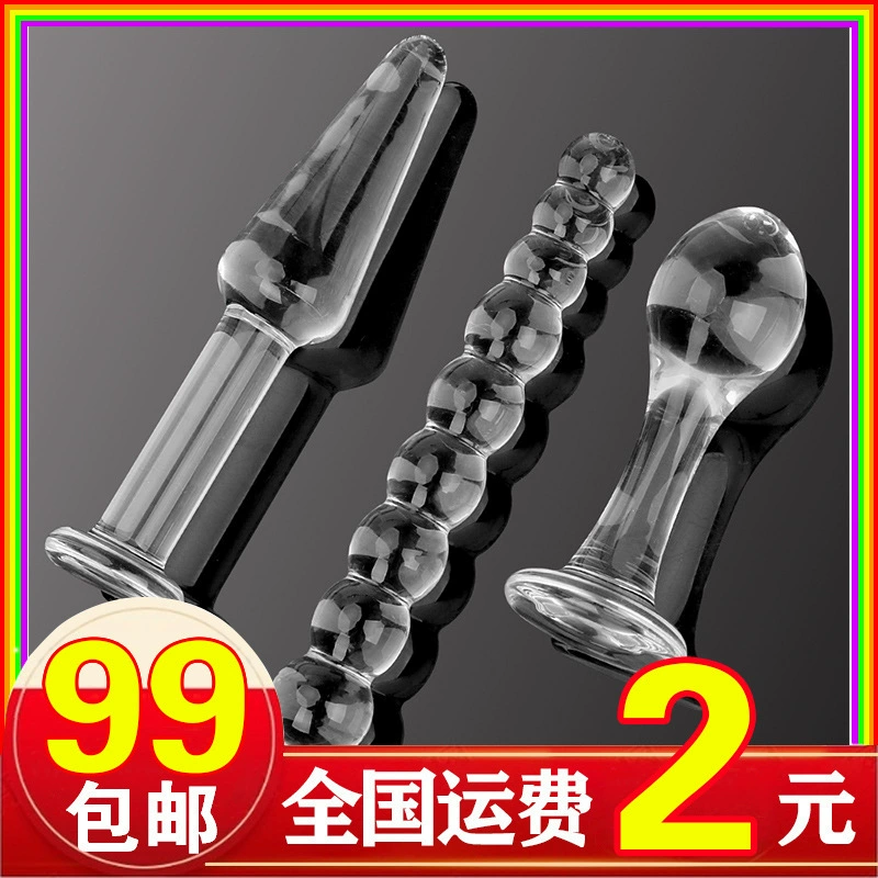 Секс-игрушки для взрослых Задний двор хрустальный стержень прозрачный стеклянный пенис задний двор