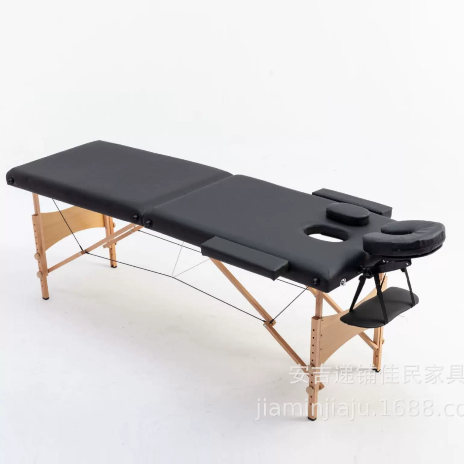 原始新款手提便携式实木按摩床美容理疗艾灸床推拿按摩美容床批发