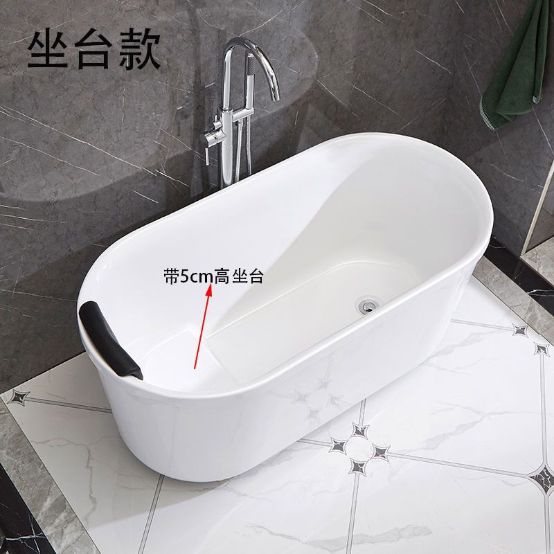 Acrílico doméstico adulto pequeño tipo de casa sin instalación de doble capa de aislamiento térmico de color independiente spa bañera roja bañera