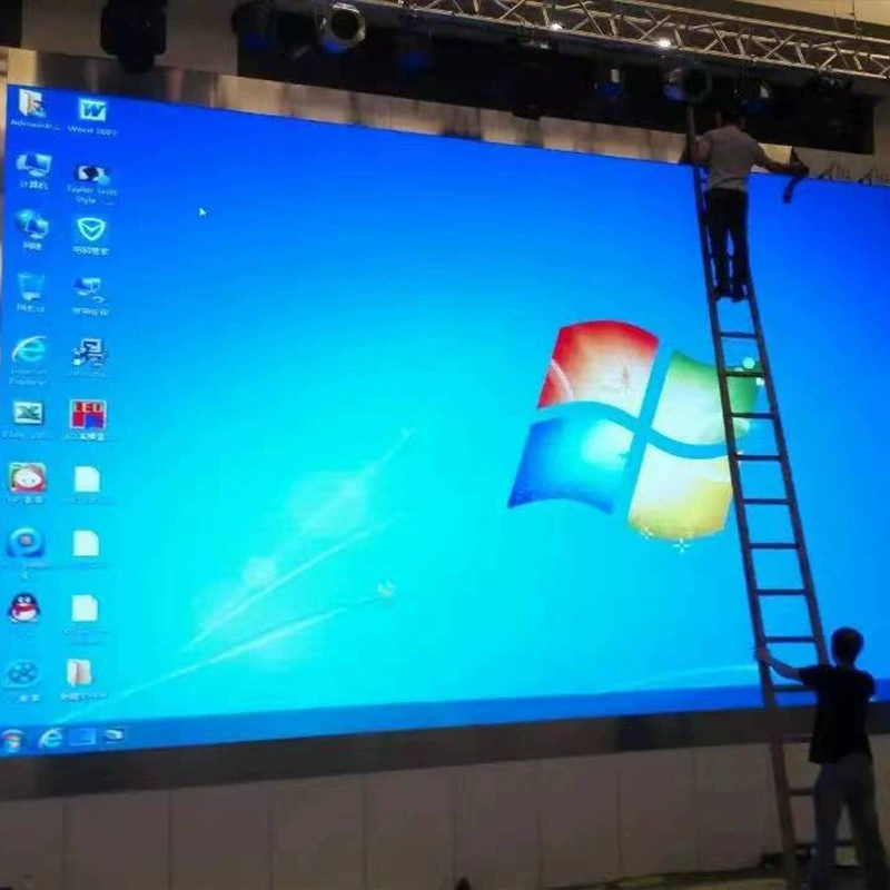 Внутренний полноцветный LED-дисплей P4, HD реклама, сцепной экран для сцены, полноцветный электронный дисплей с малым шагом пикселя