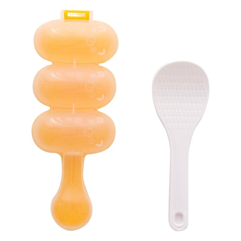 H693 balanceo bola de arroz herramientas de cocina creativa DIY bola de arroz que hace molde con caja de cuchara de arroz