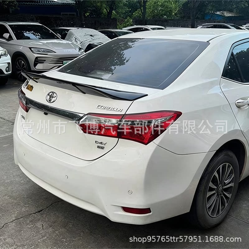 Suitable for 2014-2018 Toyota Corolla Rear Spoiler Corolla R-Style Modified Spoiler Without Drilling Holes