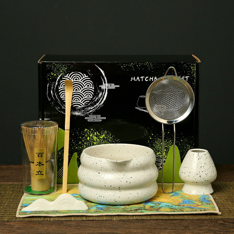 Matcha Bowl Ceramic Japanese Matcha Set Tea Whisk Bamboo Matcha Brush Bai Benli Song Dynasty Tea Ceremony Gift Box Matcha Bowl Ceramic Japanese Matcha Set Tea Whisk Bamboo Matcha Brush Bai Benli Song Dynasty Tea Ceremony Gift Box