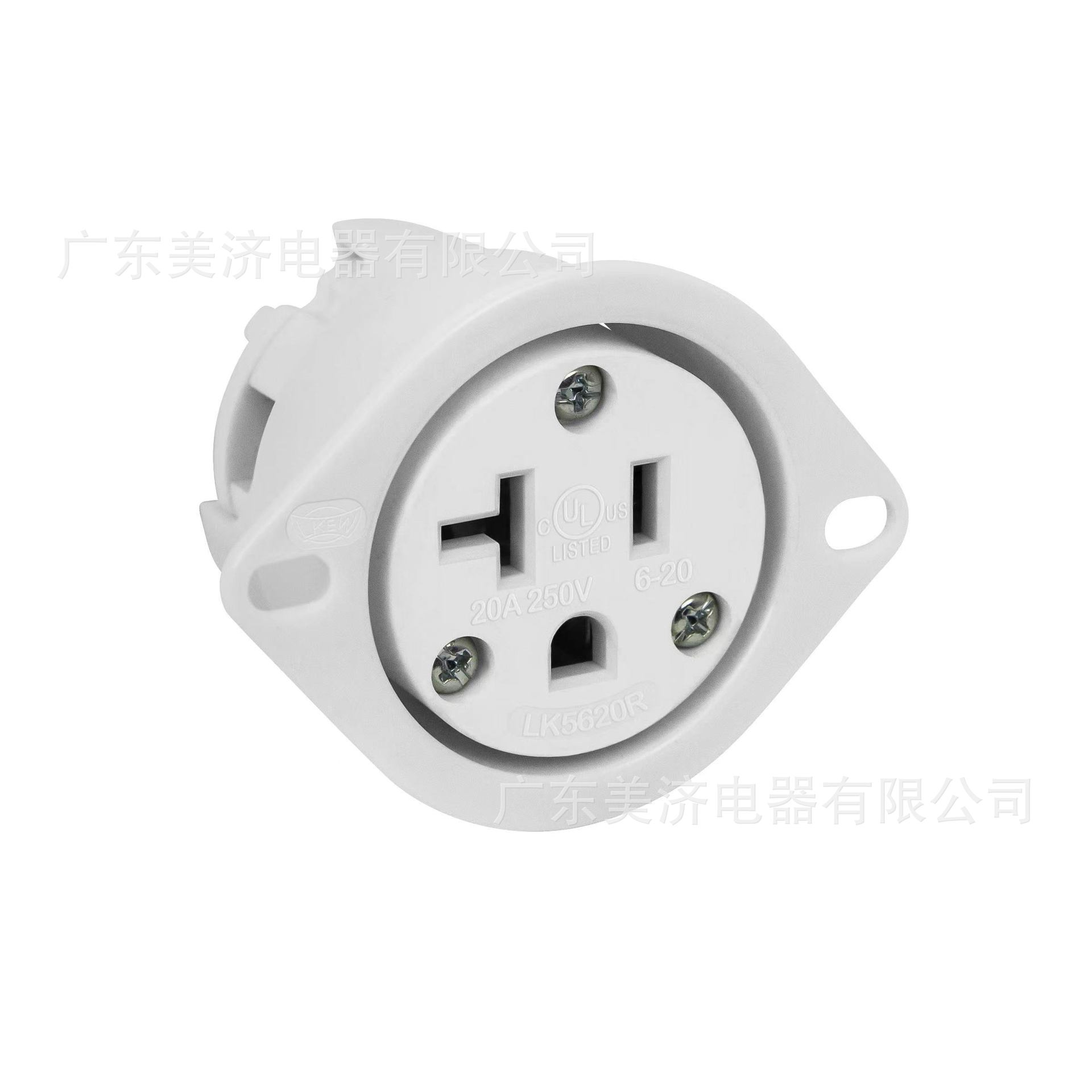 LK5620RFO  美规嵌入机箱插座 逆变器变压器电源 NEMA 6-20R 250V