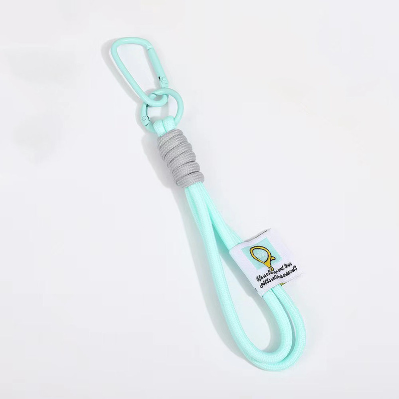 携帯電話のストラップのマカロンの色合わせのキーチェーンのキーチェーンは簡単で短いタイプのロープのキーチェーンのリングの装飾品の卸売りを掛けます。|undefined