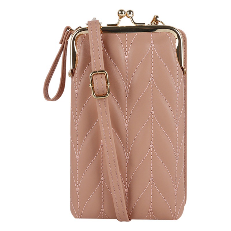 Monedero Elegante y Moderno, Nuevo Modelo de Verano Transfronterizo, Moda Coreana, Retro, Fresco, Bolso Bandolera para Teléfono Estilo Chanel