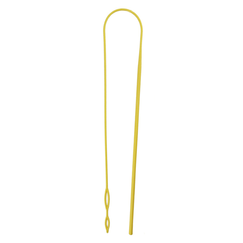 Hogar DE COSER DIY Dispositivo de enhebrado de plástico largo Dispositivo de enhebrado herramienta de la cuerda Dispositivo de enhebrado banda de goma hecha a mano Dispositivo de enhebrado