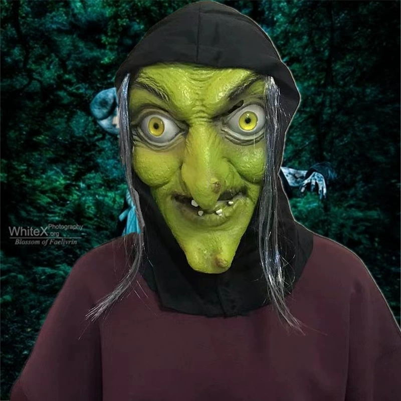 Сценарий убийства маскированного оборотня чтобы уничтожить длинноволосого призрака с разбитым лицом, костюм на Хэллоуин, развлекательная комната, реквизит для побега