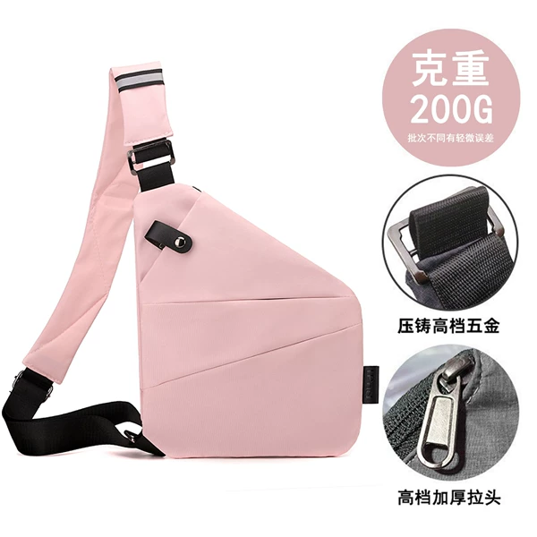 Left shoulder - light pink