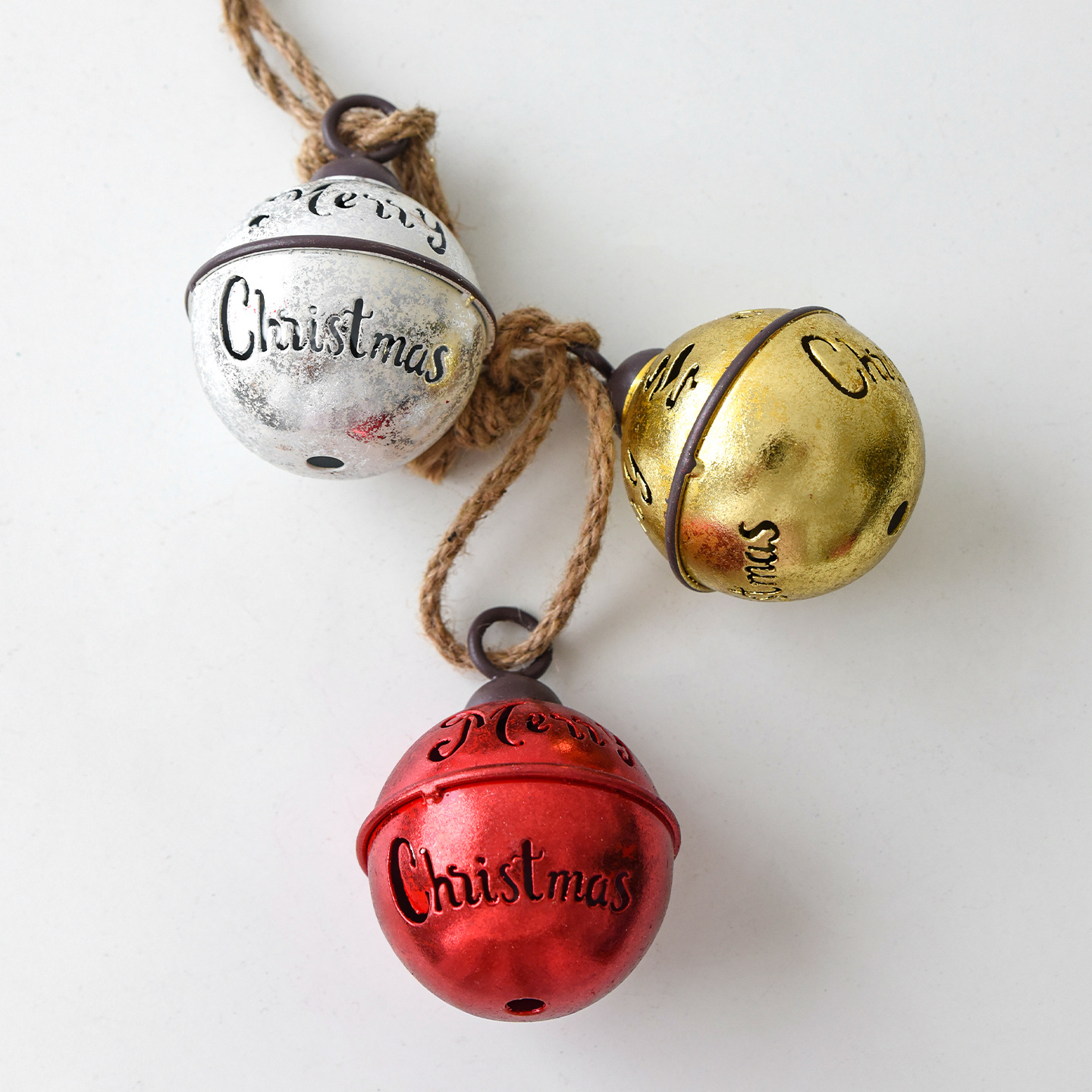 NUCH Iron Tree Pendant - Soundable Christmas Bell Decoration Scene Arrangement_voghion.com