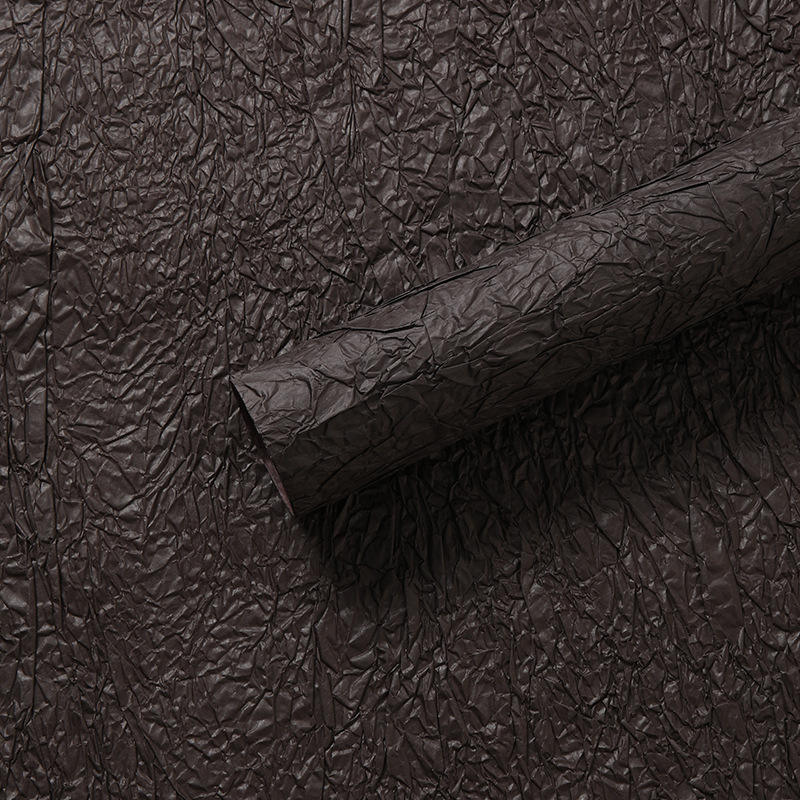 Papel plisado xuenai al por mayor tienda de flores ramo de embalaje de flores forro de papel hecho a mano ramo de papel nativo embalaje mano amasando papel