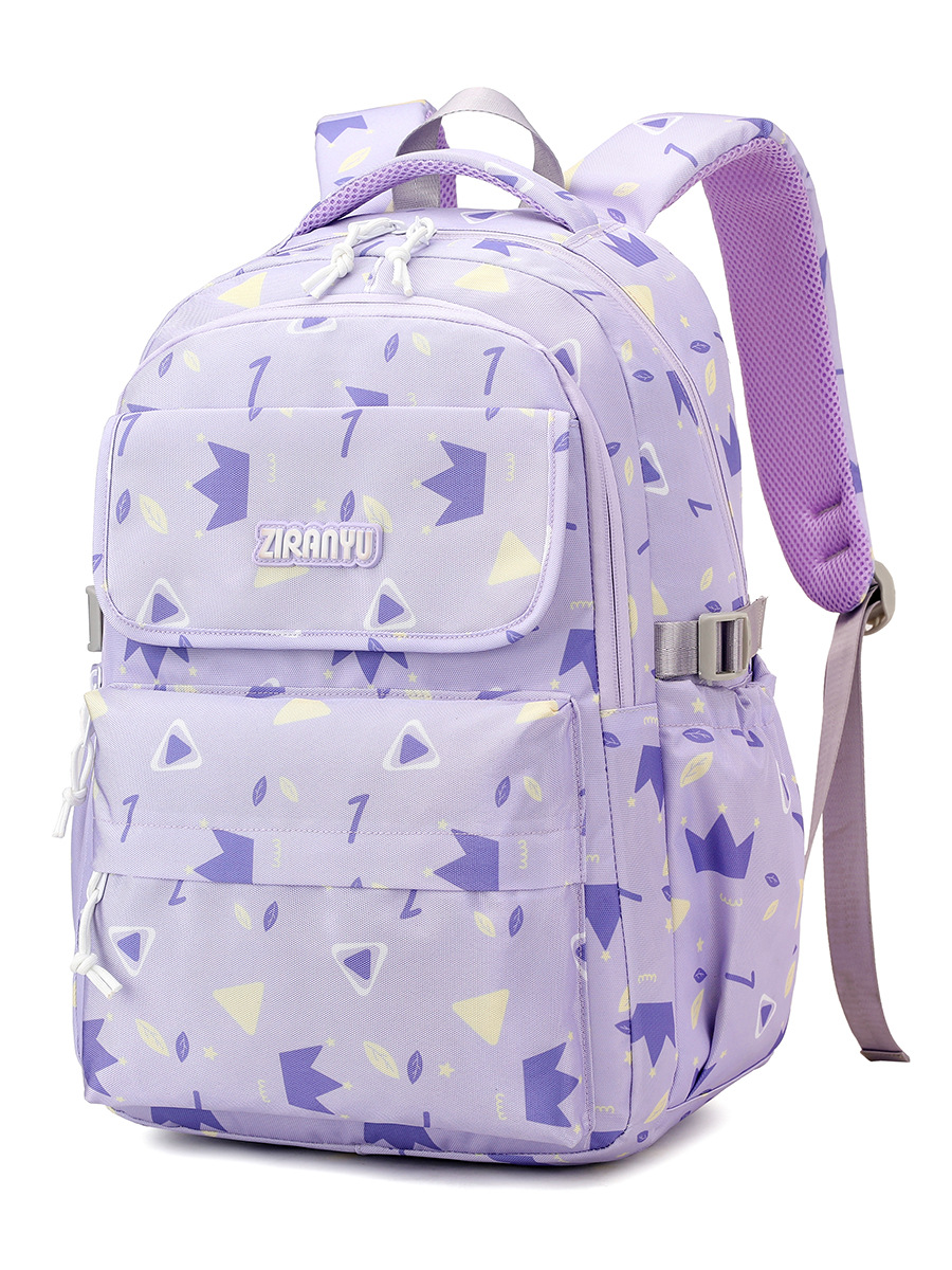 Mochila escolar portátil transfronteriza para niños, mochila nueva de gran capacidad para niñas, mochila con cojín de aire, envío directo, impresión de logotipo