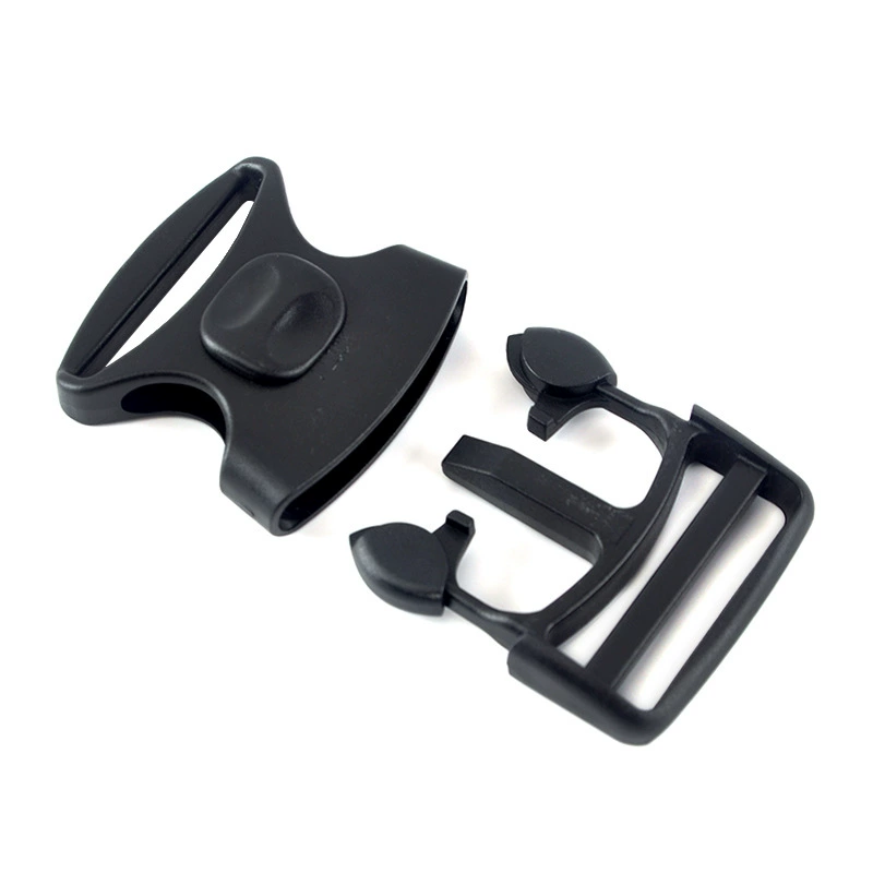 Ecological safe plastic belt bag with clasp, 51mm