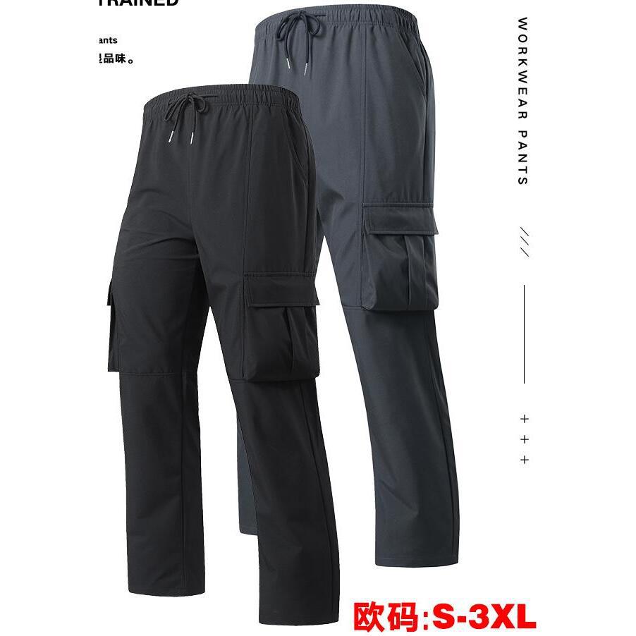 跨境外贸专版大码拼接防水裤户外工装短裤爆款3D立体时尚休闲裤登