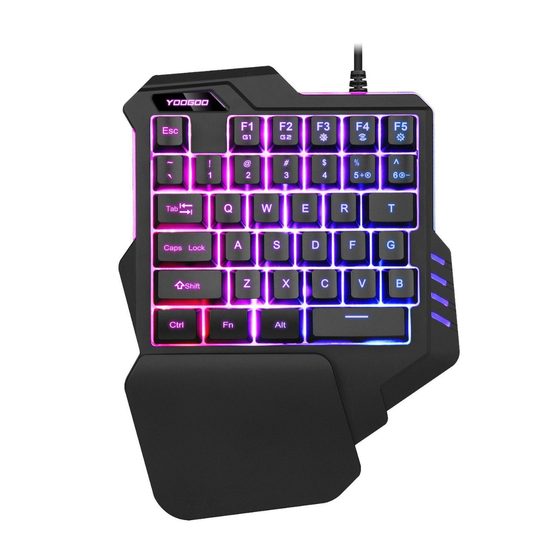 Viper G92 one-handed game keyboard press gun eat chicken throne one-handed key mouse game keyboard mouse wholesale
