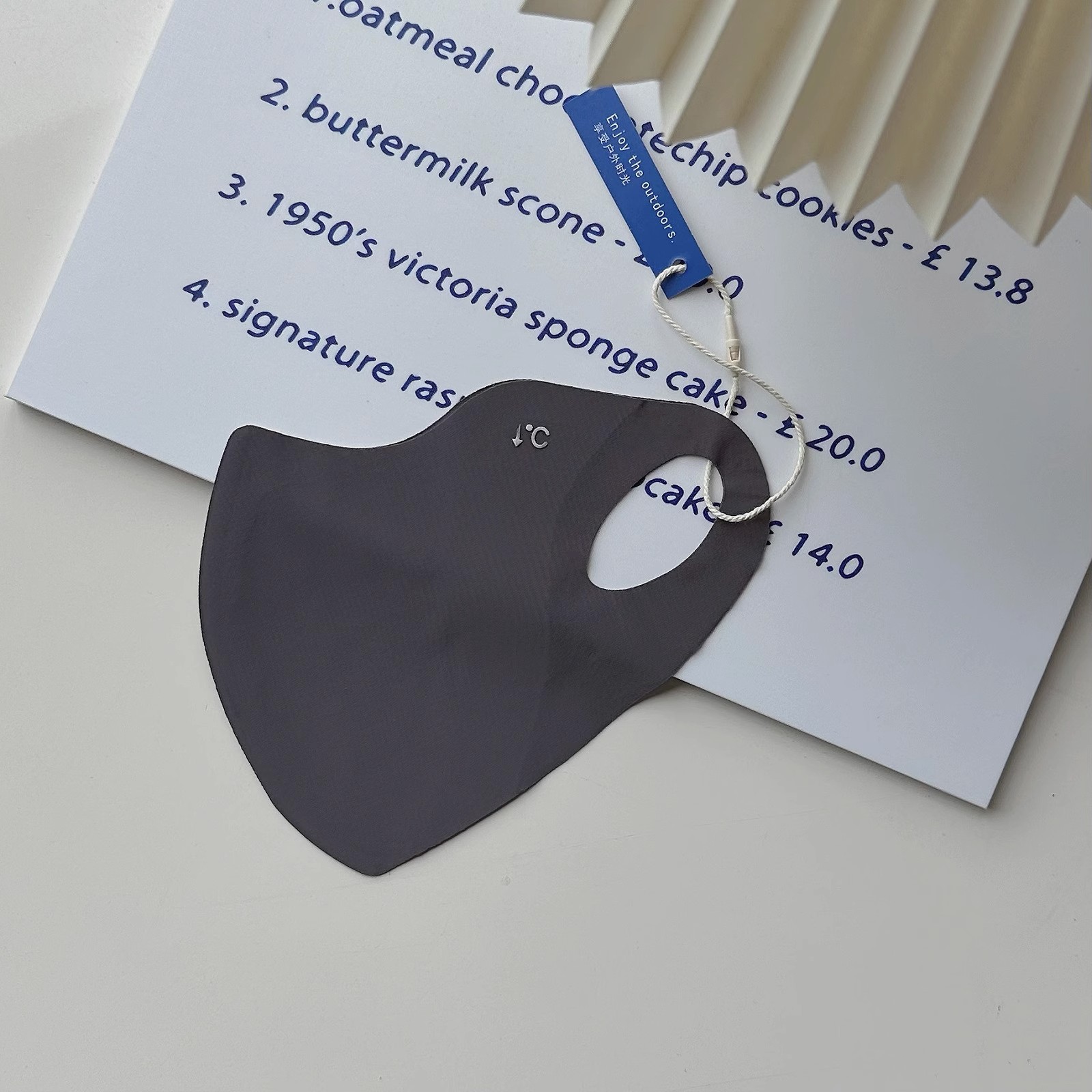 Máscara de protección solar con sensación de hielo upf50 + máscara de protección ocular contra rayos ultravioleta hielo 3D marea tridimensional de alto valor facial femenino en verano