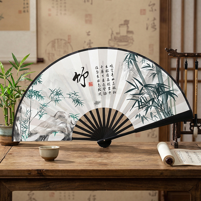 Nuevo modelo de 8 pulgadas, doble cara, mismo diseño (K6-Bamboo Language Listening to the Wind).