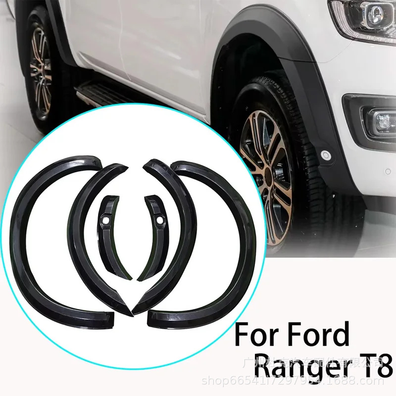 Suitable for 18-21 Ford Ranger T8 Narrow Version Wheel Arches with Radar Holes, Anti-Scratch Wheel Arch Modification for Pickup Trucks